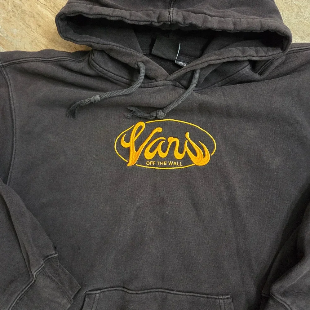 Vans Off The Wall Hoodie Pullover Sweatshirt Graphic Logo Medium‎
